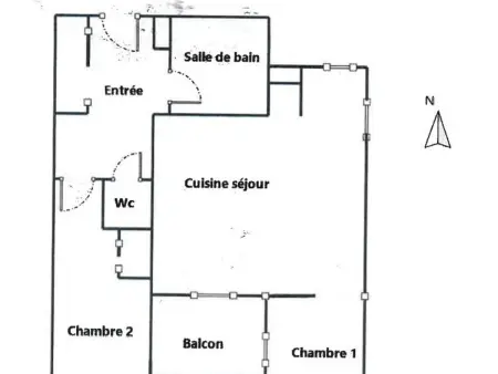 Appartement 6 pers., balcon montagne, parking à La Plagne : photo 18