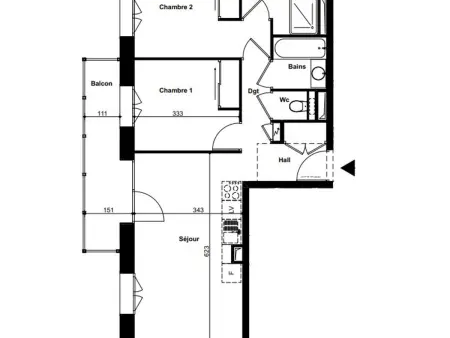 Appartement neuf 3 pièces vue piste à Valmorel : photo 9
