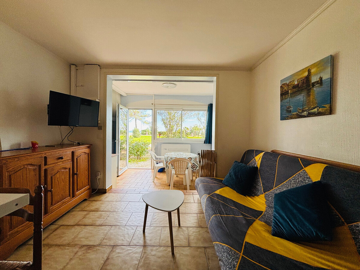 Appartement T2 rénové face à la plage avec WIFI à Argelès-sur-Mer - Photo 1