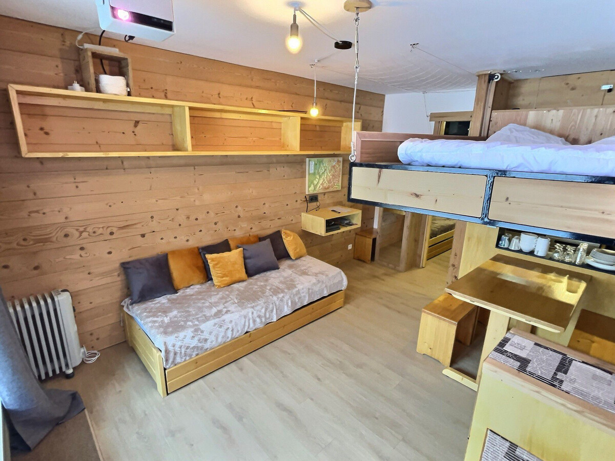 Studio 4 pers avec terrasse, Val-d'Isère centre - Photo 1