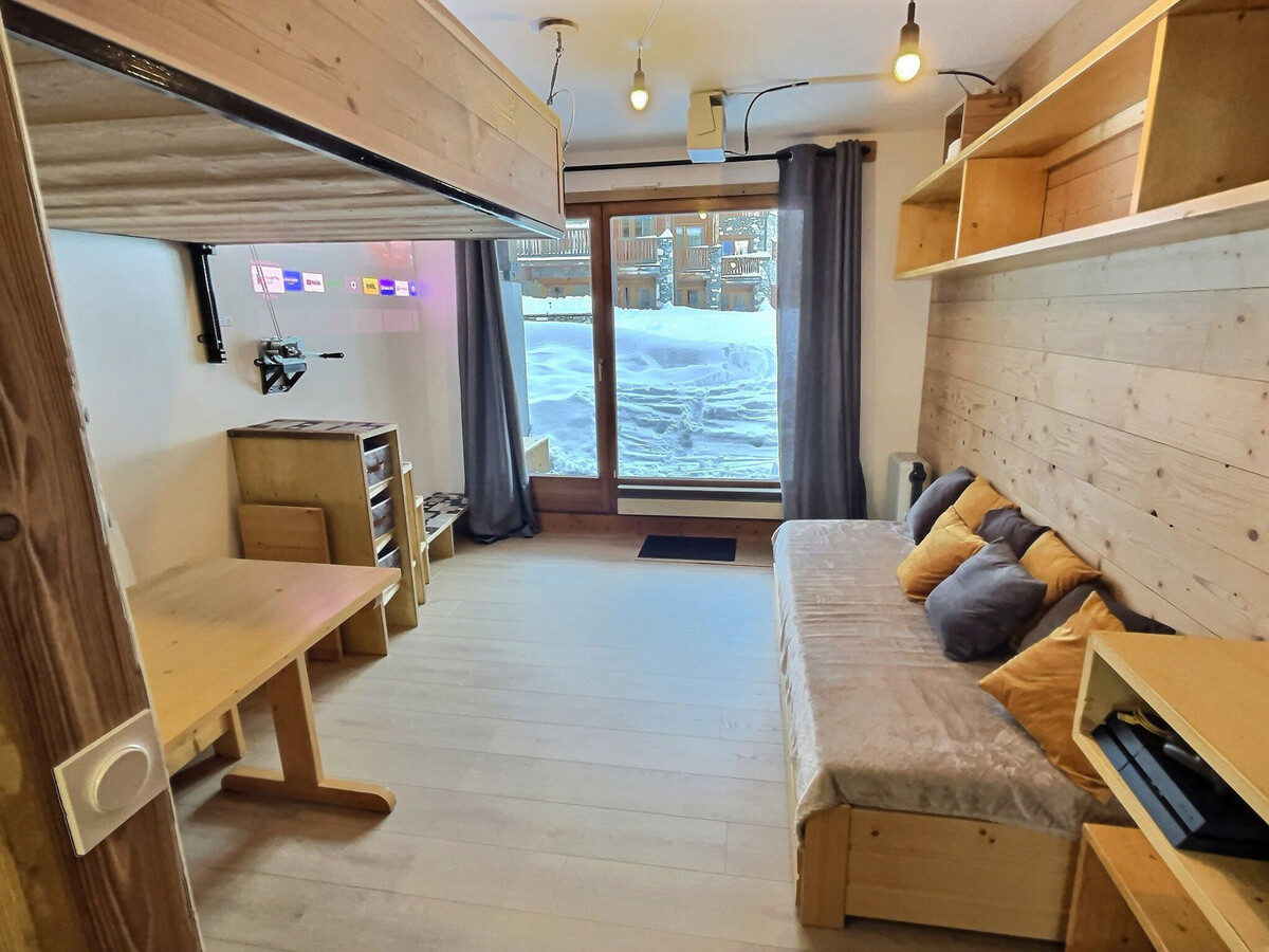 Studio 4 pers avec terrasse, Val-d'Isère centre - Photo 2