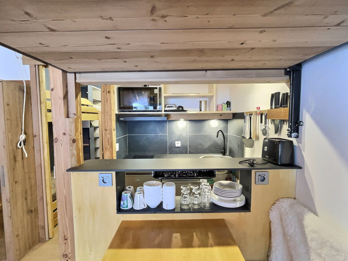 Studio 4 pers avec terrasse, Val-d'Isère centre - Photo 5