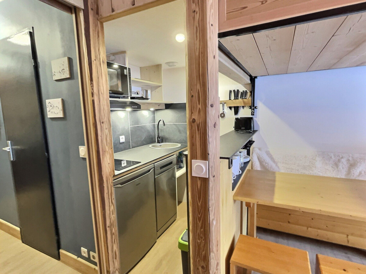 Studio 4 pers avec terrasse, Val-d'Isère centre - Photo 6