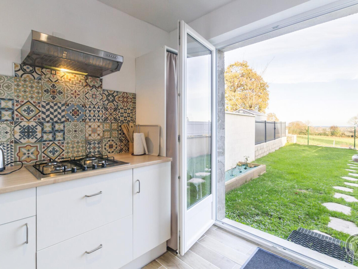 Maisonnette avec vue mer à Valcanville, jardin clos - Photo 1