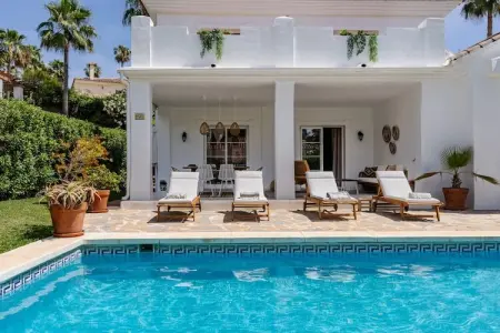 Location villa à Mijas Costa, Appartement à Mijas Costa avec Piscine