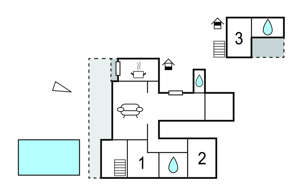 Maison 3 chambres avec piscine privée à Cruzy - Photo 33