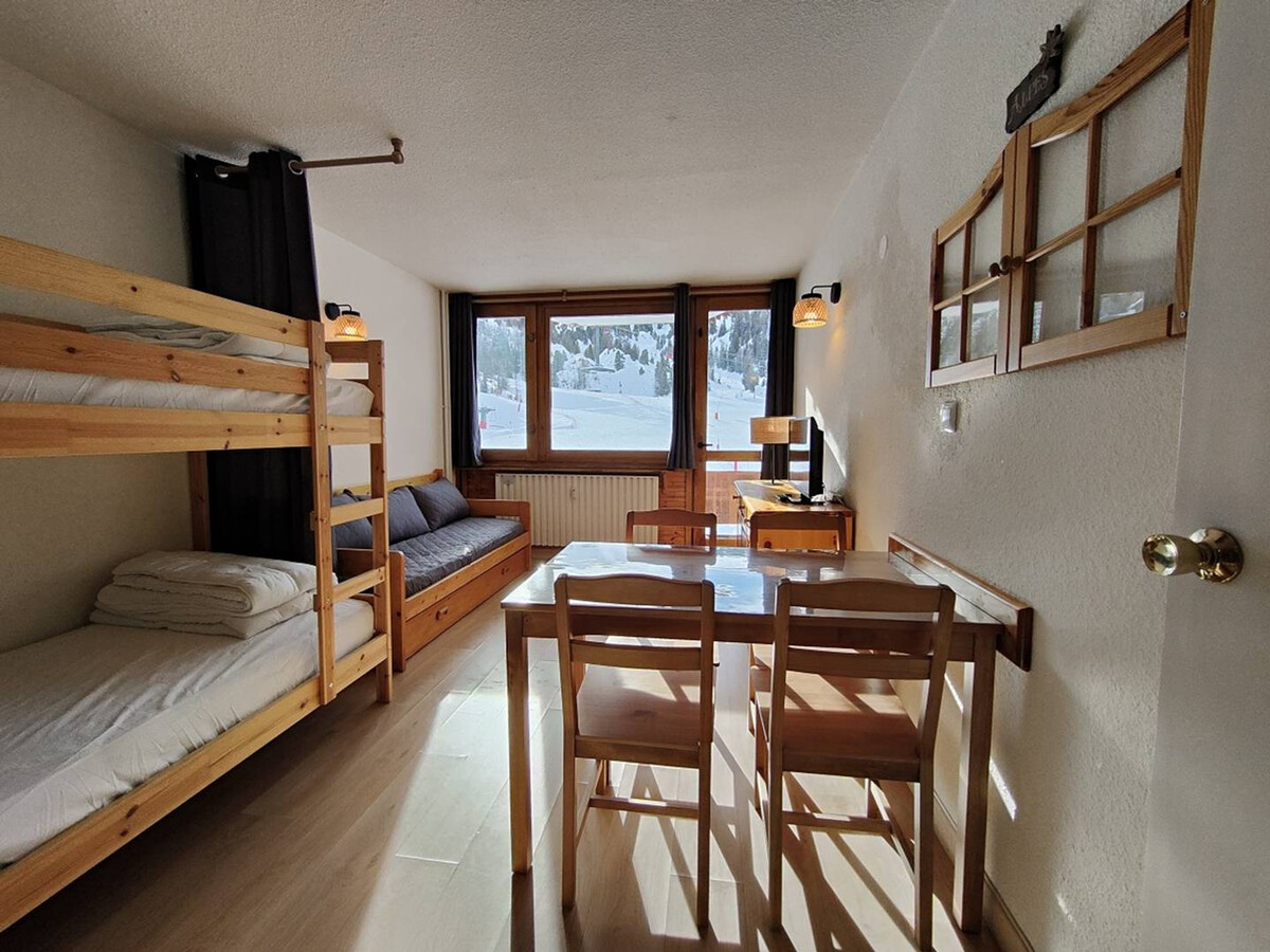 Studio 4 pers La Plagne, 4e étage avec ascenseur - Photo 9