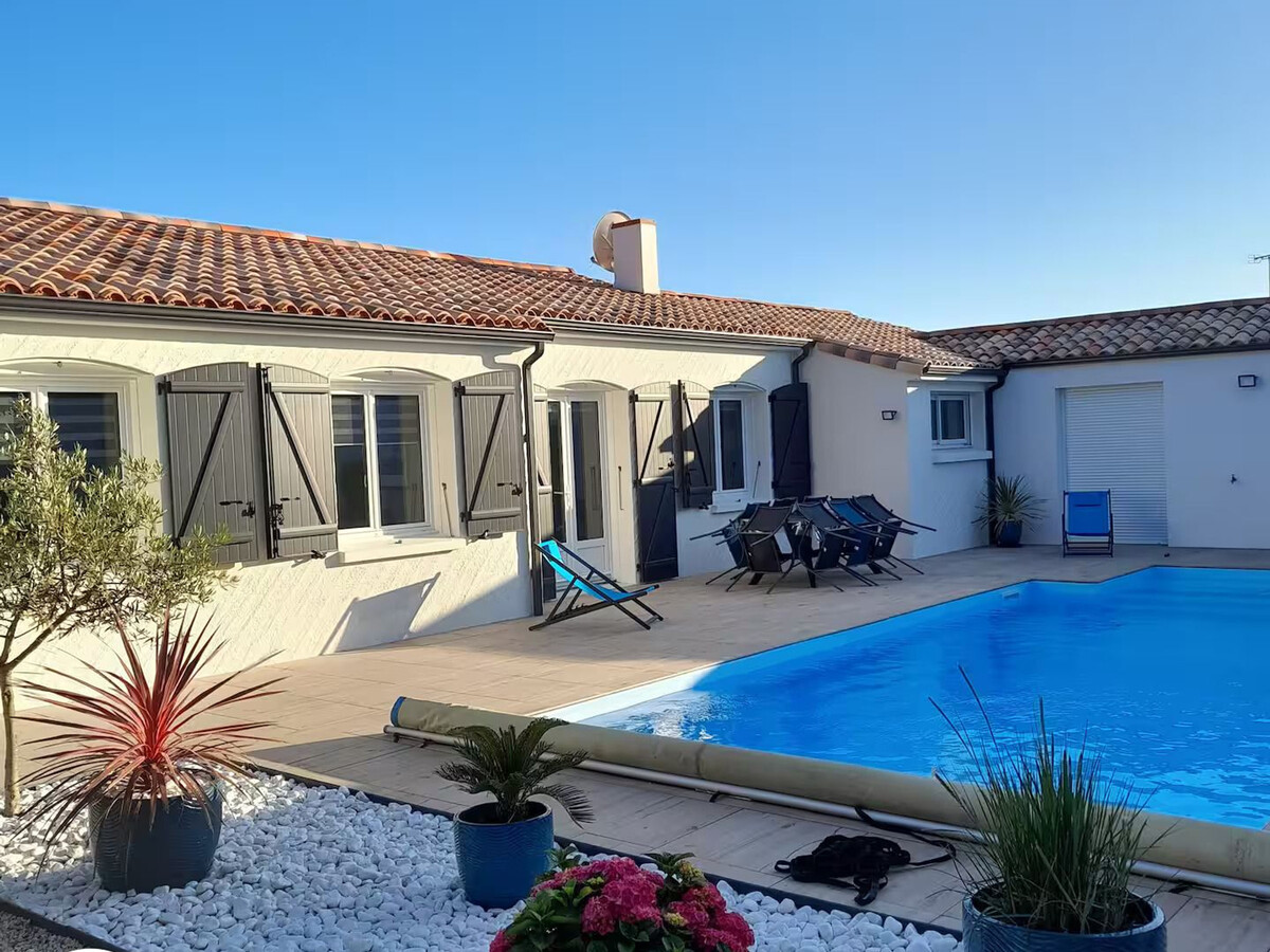 Gîte 8 pers. piscine chauffée à Bretignolles-sur-Mer - Photo 1