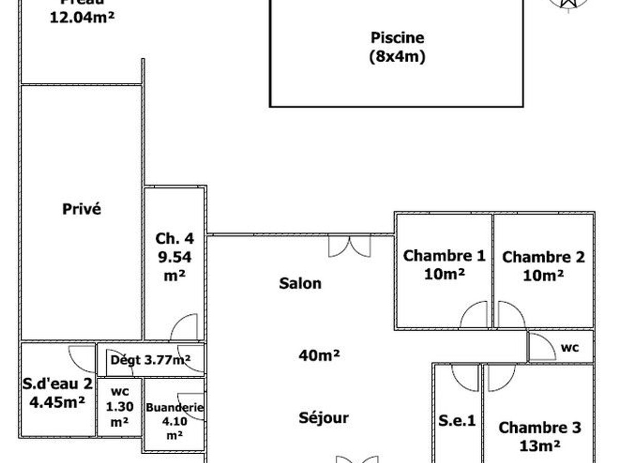 Gîte 8 pers. piscine chauffée à Bretignolles-sur-Mer - Photo 23