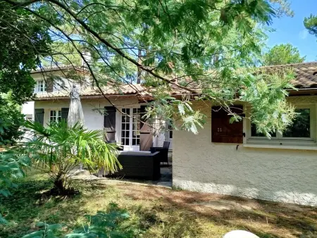 Location villa à Lège Cap Ferret, Villa familiale au calme avec jardin clos, proche océan et bassin, 8 personnes