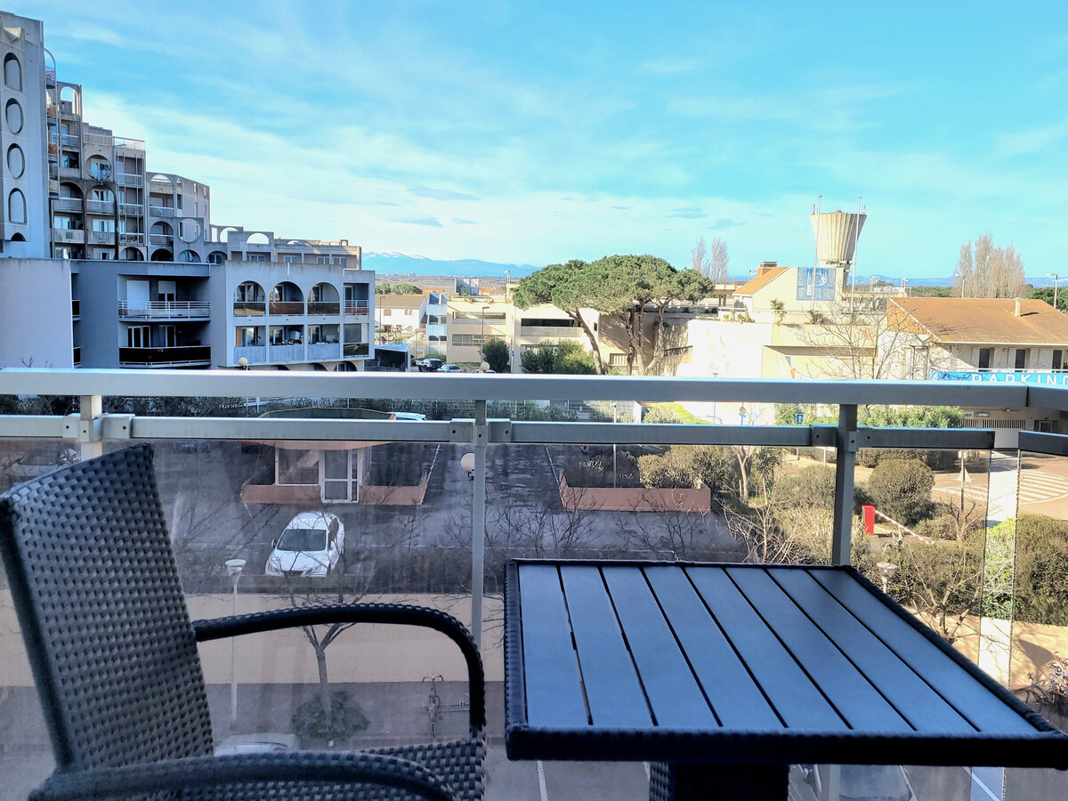 T2 moderne 30m² balcon vue Canigou, près plage - Photo 1