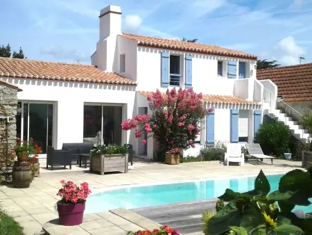 Location maison à La Guérinière, Maison de vacances 6 pers avec piscine à La Guérinière