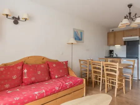 Appartement T. Bergerie à 50 m des pistes, piscine : photo 8