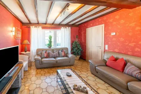 Villa Chez Mari-Jo à Trois-Ponts, sauna et terrasse : photo 6