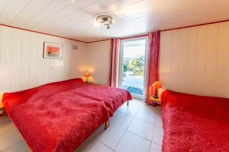Villa Chez Mari-Jo à Trois-Ponts, sauna et terrasse : photo 23