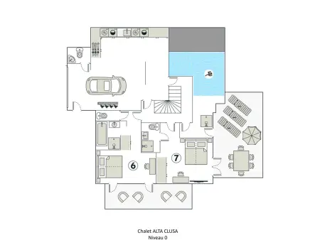 Lodge Alta Clusa, chalet 5★ 15 pers, piscine intérieure - Photo 22