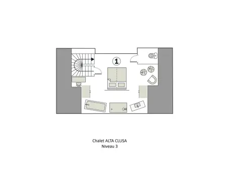 Lodge Alta Clusa, chalet 5★ 15 pers, piscine intérieure - Photo 25