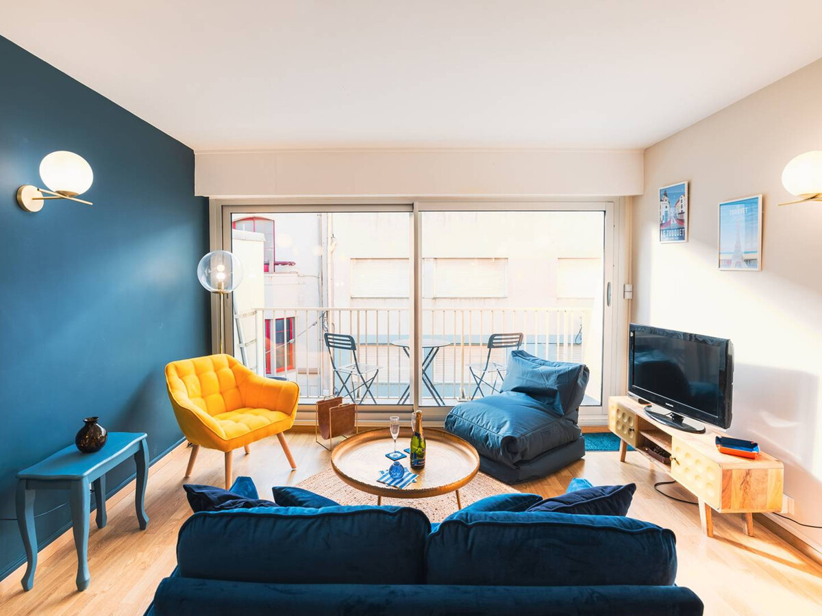 Appartement 1 chambre vue mer, centre-ville du Touquet - Photo 1