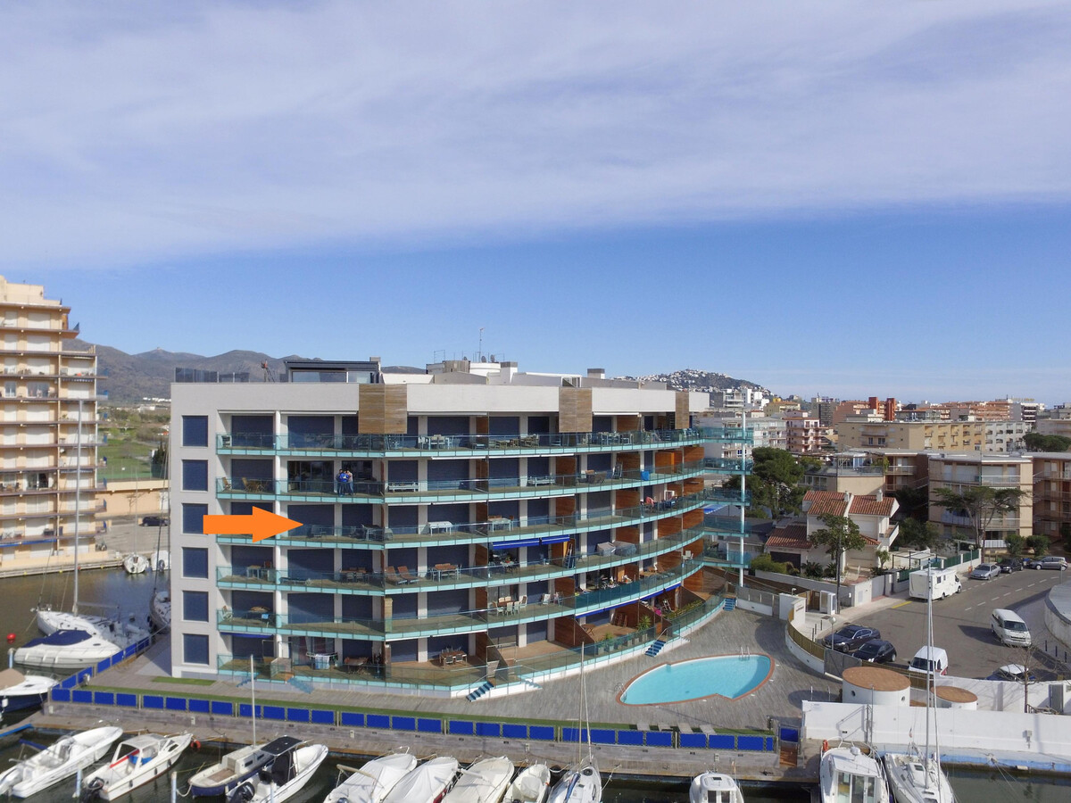 Appartement 55 m² vue port, 1,5 km plage à Roses - Photo 1