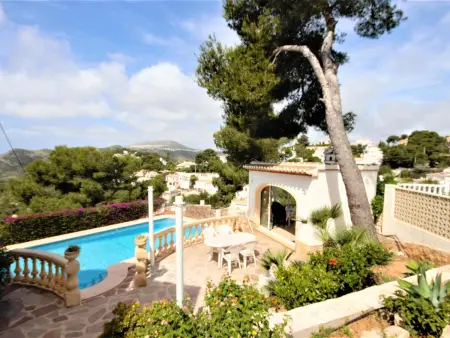 Villa 4 chambres Javea avec piscine 9x4m et vue mer : photo 8