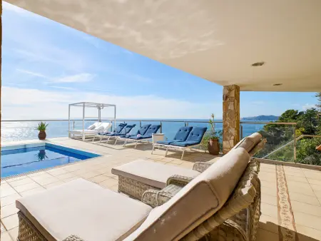 Villa Costa Brava 12 pers. : piscines, sauna et falaise privée : photo 2