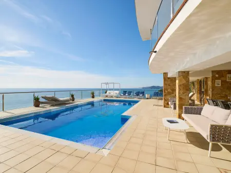 Villa Costa Brava 12 pers. : piscines, sauna et falaise privée : photo 7