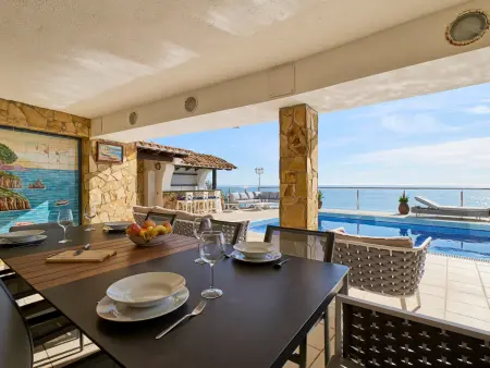 Villa Costa Brava 12 pers. : piscines, sauna et falaise privée : photo 10