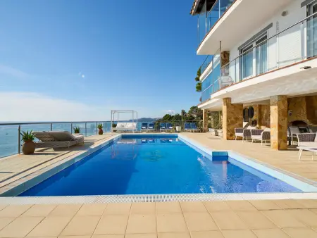 Villa Costa Brava 12 pers. : piscines, sauna et falaise privée : photo 11
