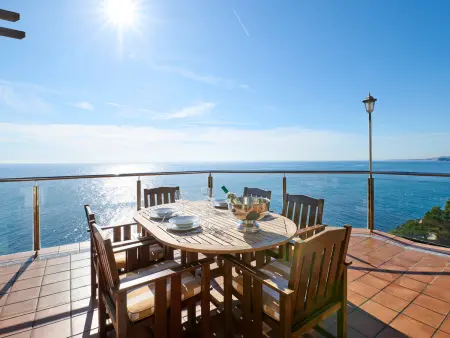 Villa Costa Brava 12 pers. : piscines, sauna et falaise privée : photo 13