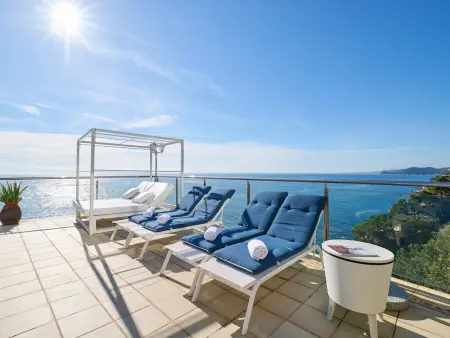 Villa Costa Brava 12 pers. : piscines, sauna et falaise privée : photo 14
