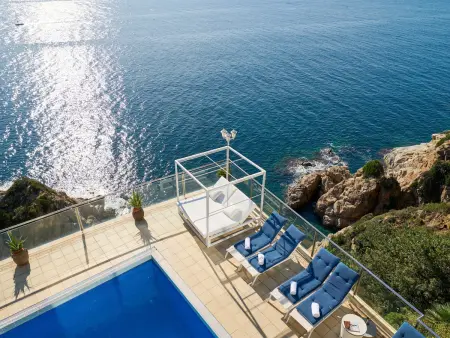Villa Costa Brava 12 pers. : piscines, sauna et falaise privée : photo 19