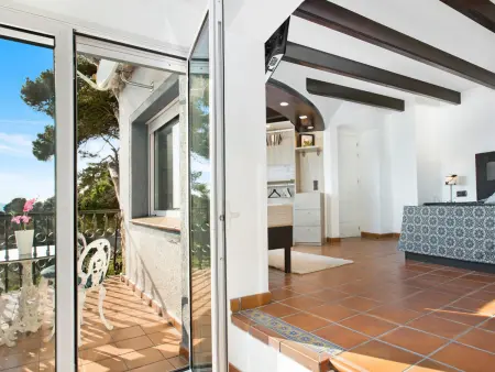 Villa Costa Brava 12 pers. : piscines, sauna et falaise privée : photo 26