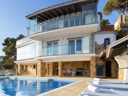 Villa Costa Brava 12 pers. : piscines, sauna et falaise privée : photo 36