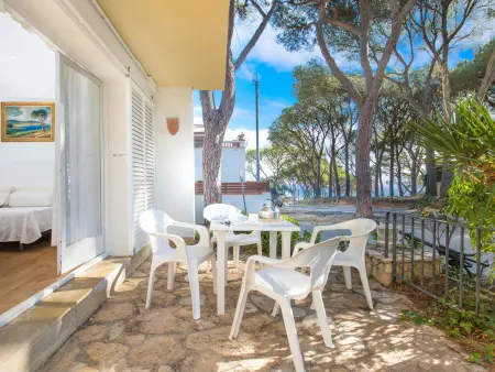Location appartement à Llafranc, Appartement à Llafranc près de la plage pour 4 personnes avec TV, Wi-Fi et animaux acceptés