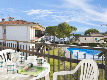 Location appartement à Calella de Palafrugell, Appartement à Calella de Palafrugell: 5 pers., piscine, jardin, proche mer