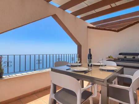 Location appartement à Benitachell, Confortable appartement à Benitachell avec piscine, jardin, clim et WiFi