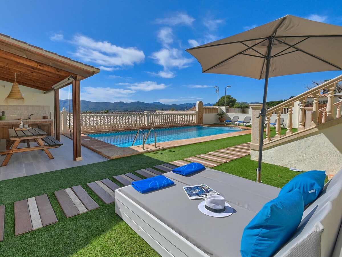 Villa 4 pers. à Javea : piscine 10x5m, jardin, 4 km plage - Photo 4