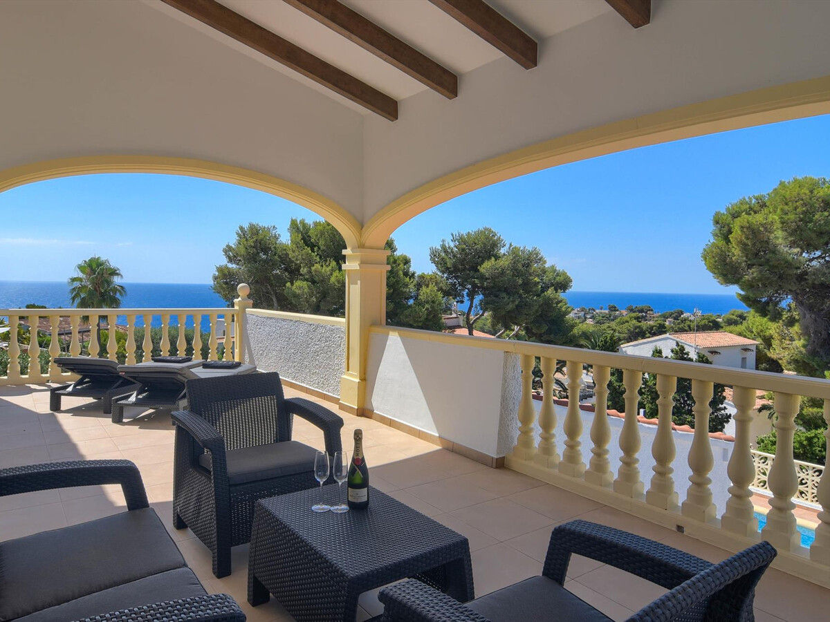 Villa 4 chambres Javea, piscine chauffée et vue mer - Photo 2
