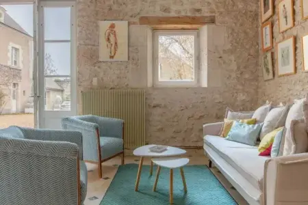 Maison avec jardin clos à Cellettes, 2 chambres et local à vélos : photo 3