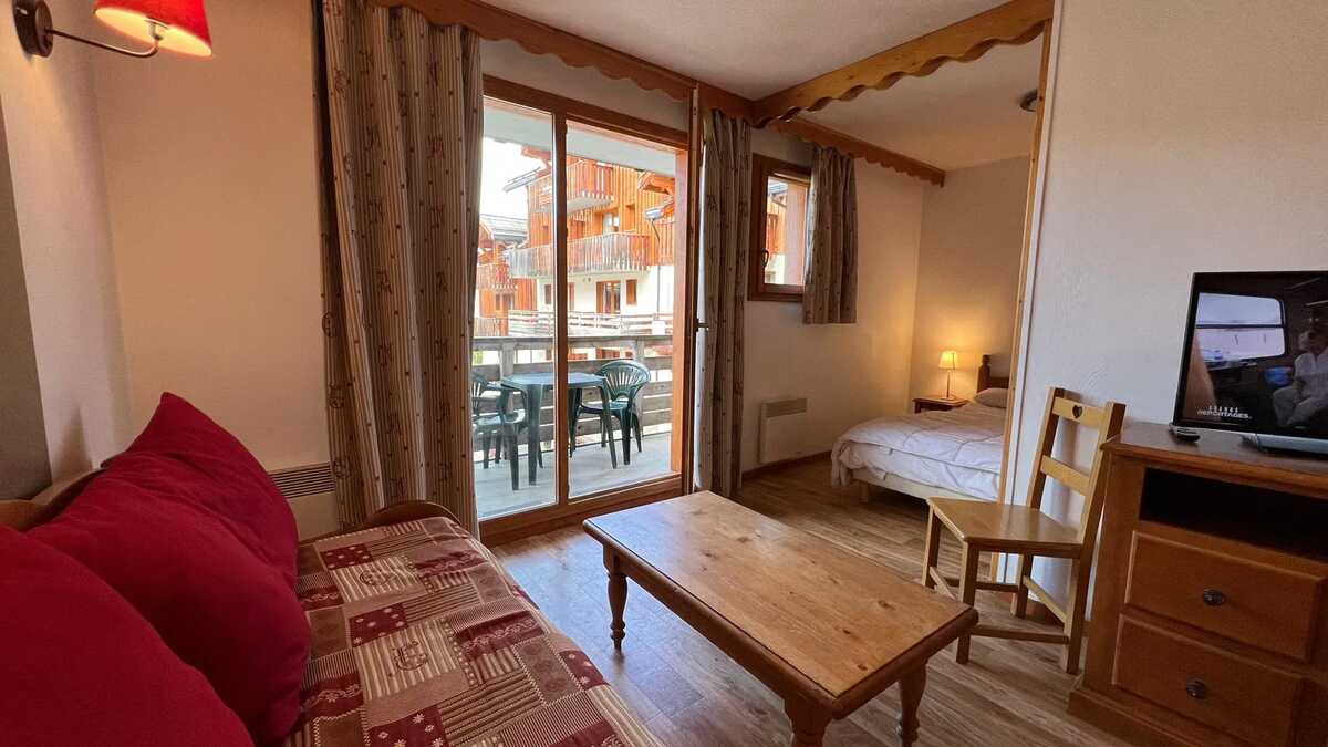 Appartement 2 chambres avec balcon, piscine partagée, Les Orres - Photo 1