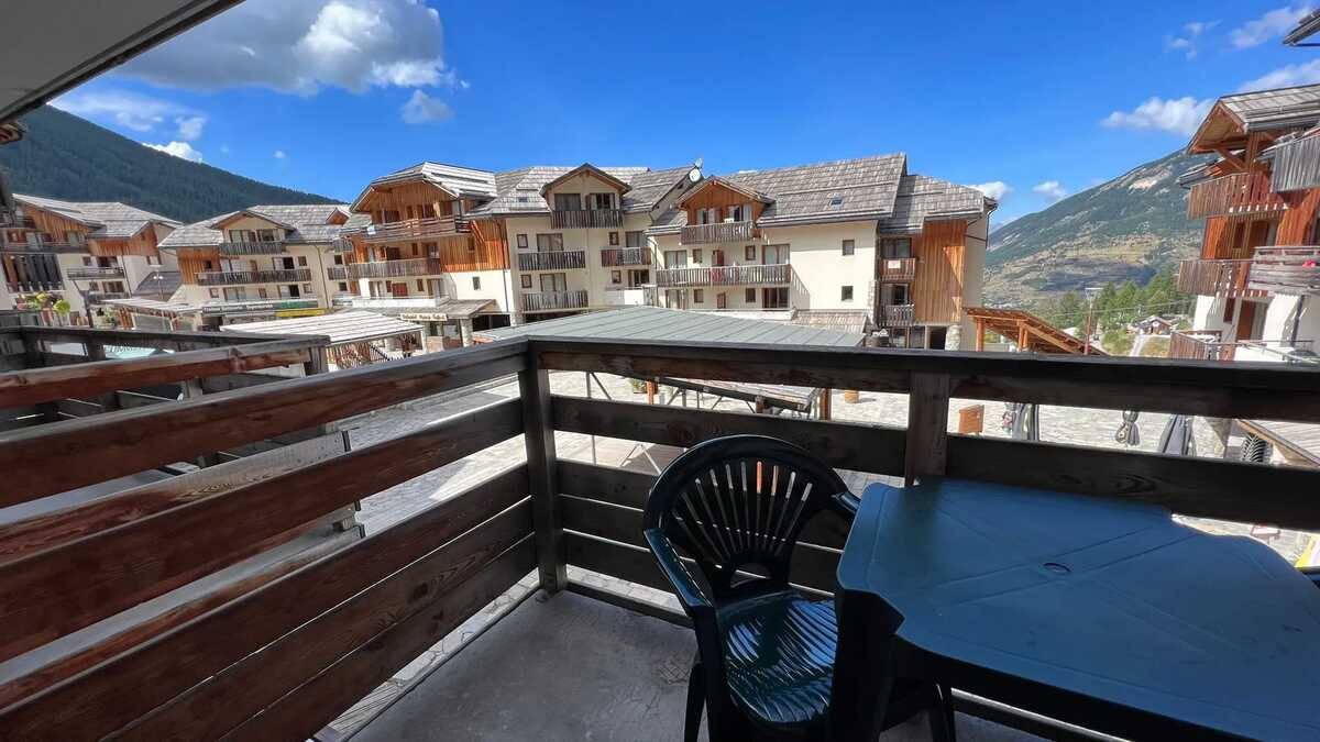 Appartement 2 chambres avec balcon, piscine partagée, Les Orres - Photo 4