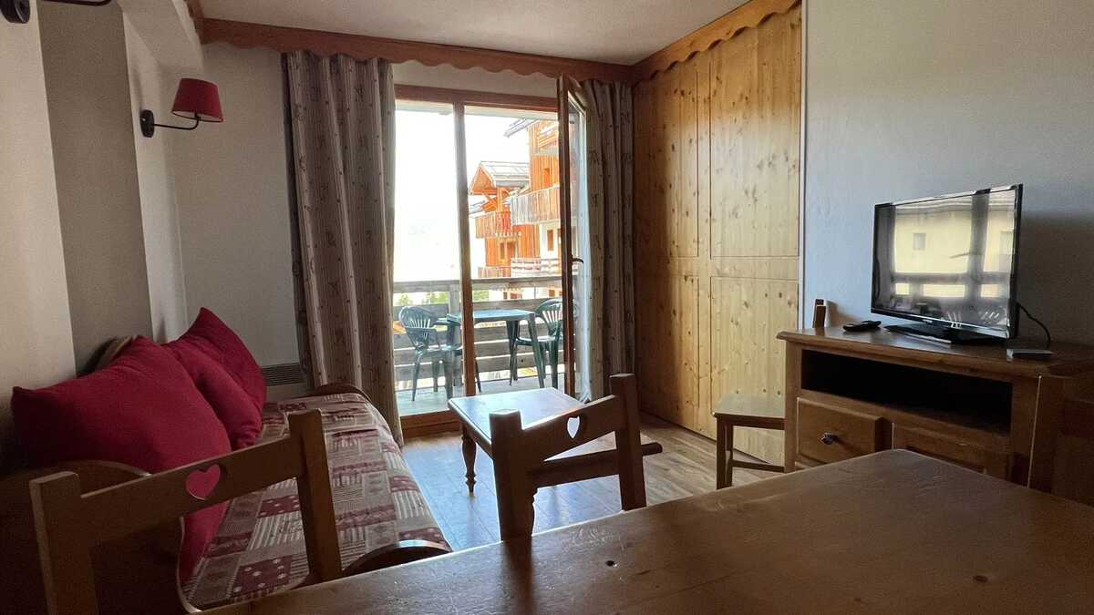 Appartement 2 chambres avec balcon, piscine partagée, Les Orres - Photo 5