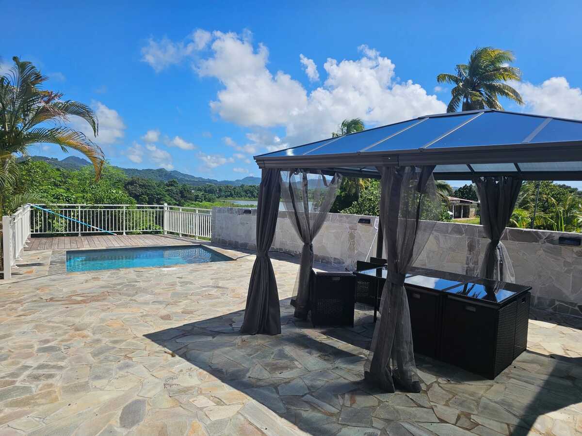 Villa avec piscine privée et vue lac au François - Photo 1