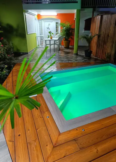 Studio Le Marin avec piscine privée et terrasse, Martinique : photo 3