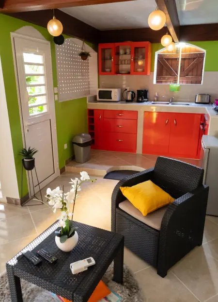 Studio Le Marin avec piscine privée et terrasse, Martinique : photo 6