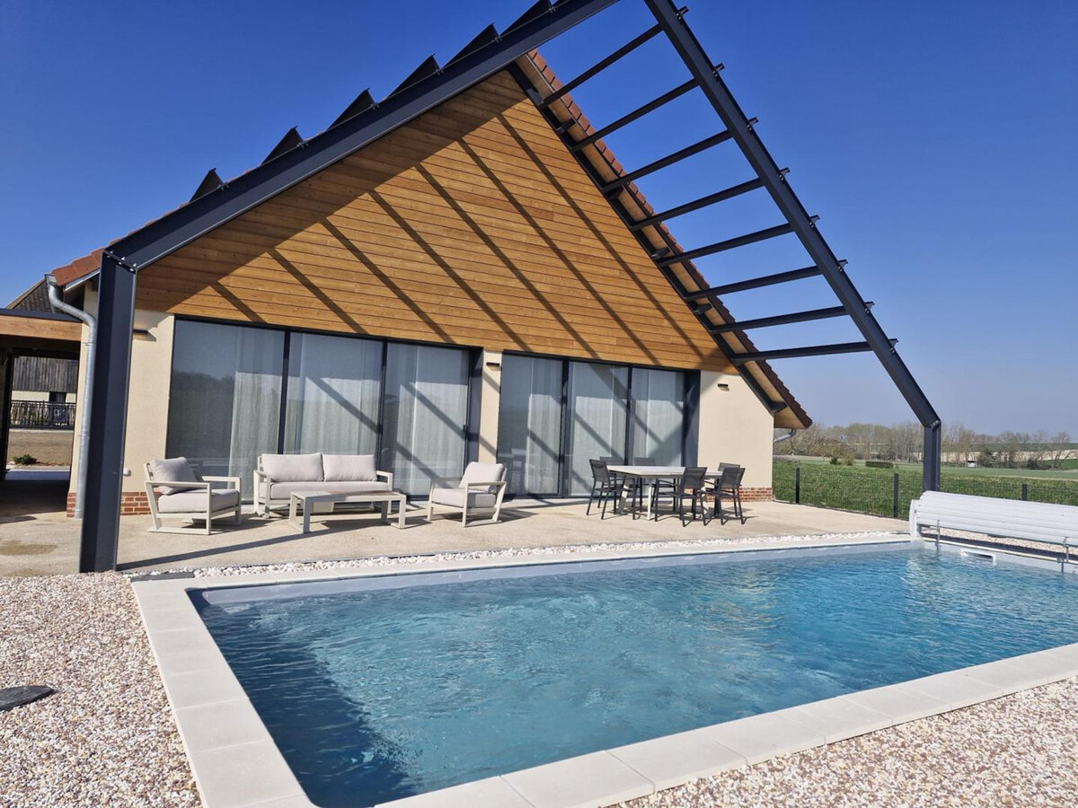 Gîte Éco-luxe 6 pers. avec piscine et spa à Laubressel - Photo 1