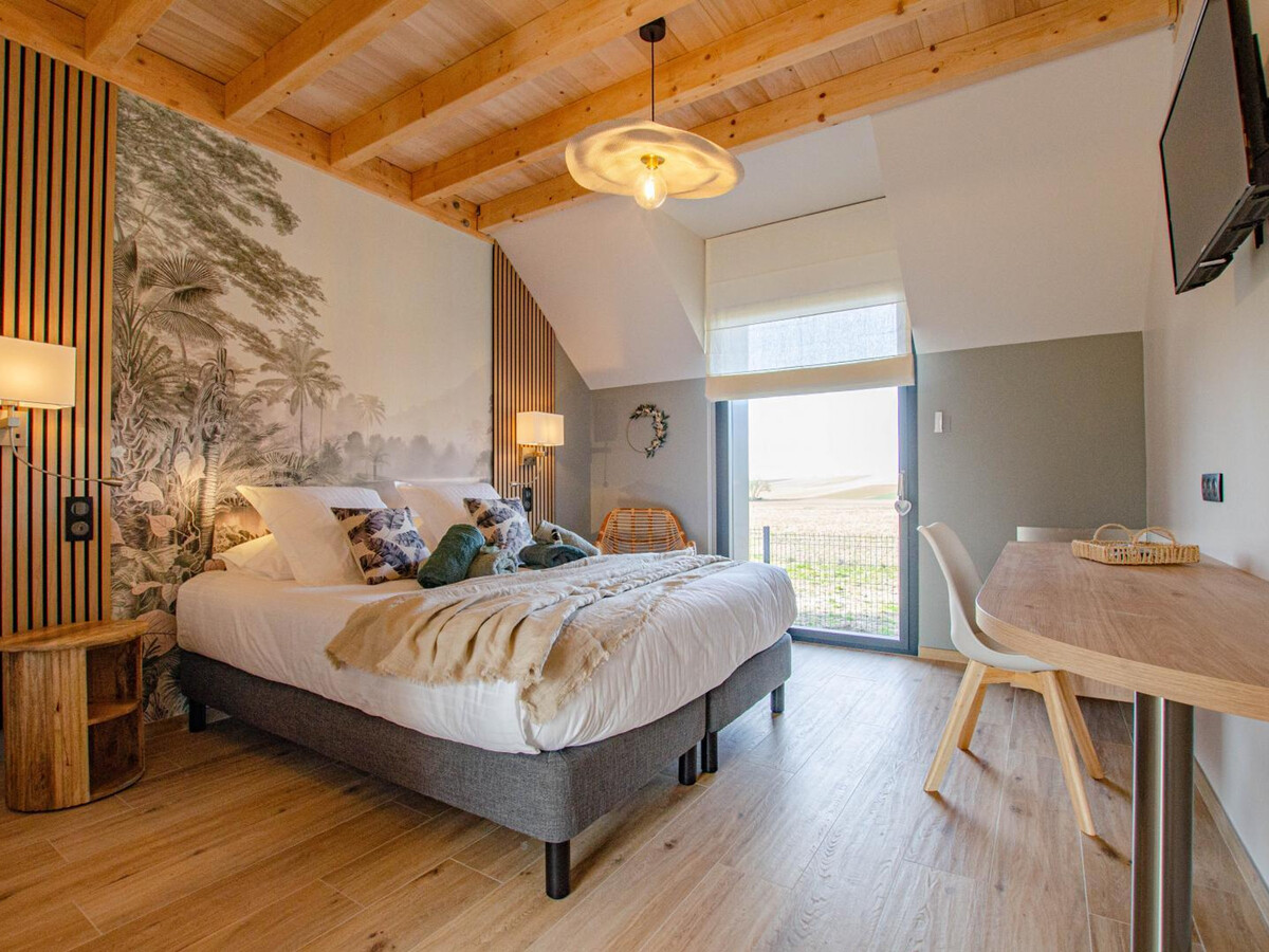 Gîte Éco-luxe 6 pers. avec piscine et spa à Laubressel - Photo 12