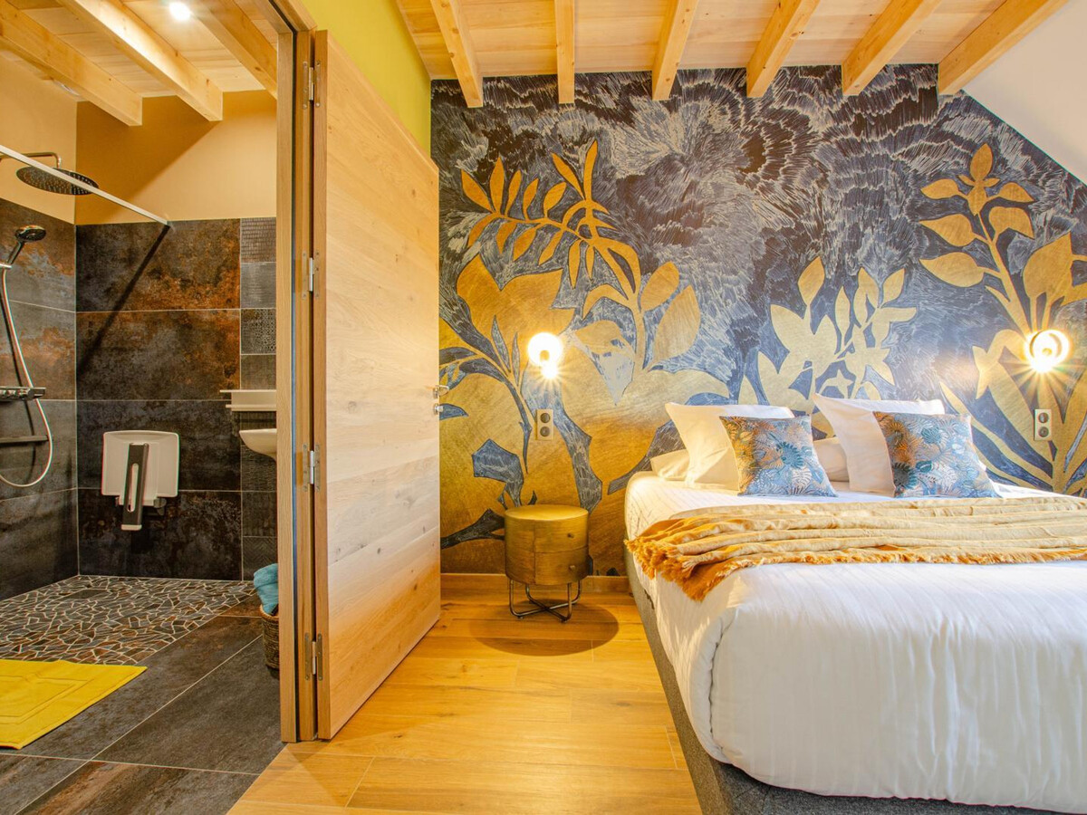 Gîte Éco-luxe 6 pers. avec piscine et spa à Laubressel - Photo 18
