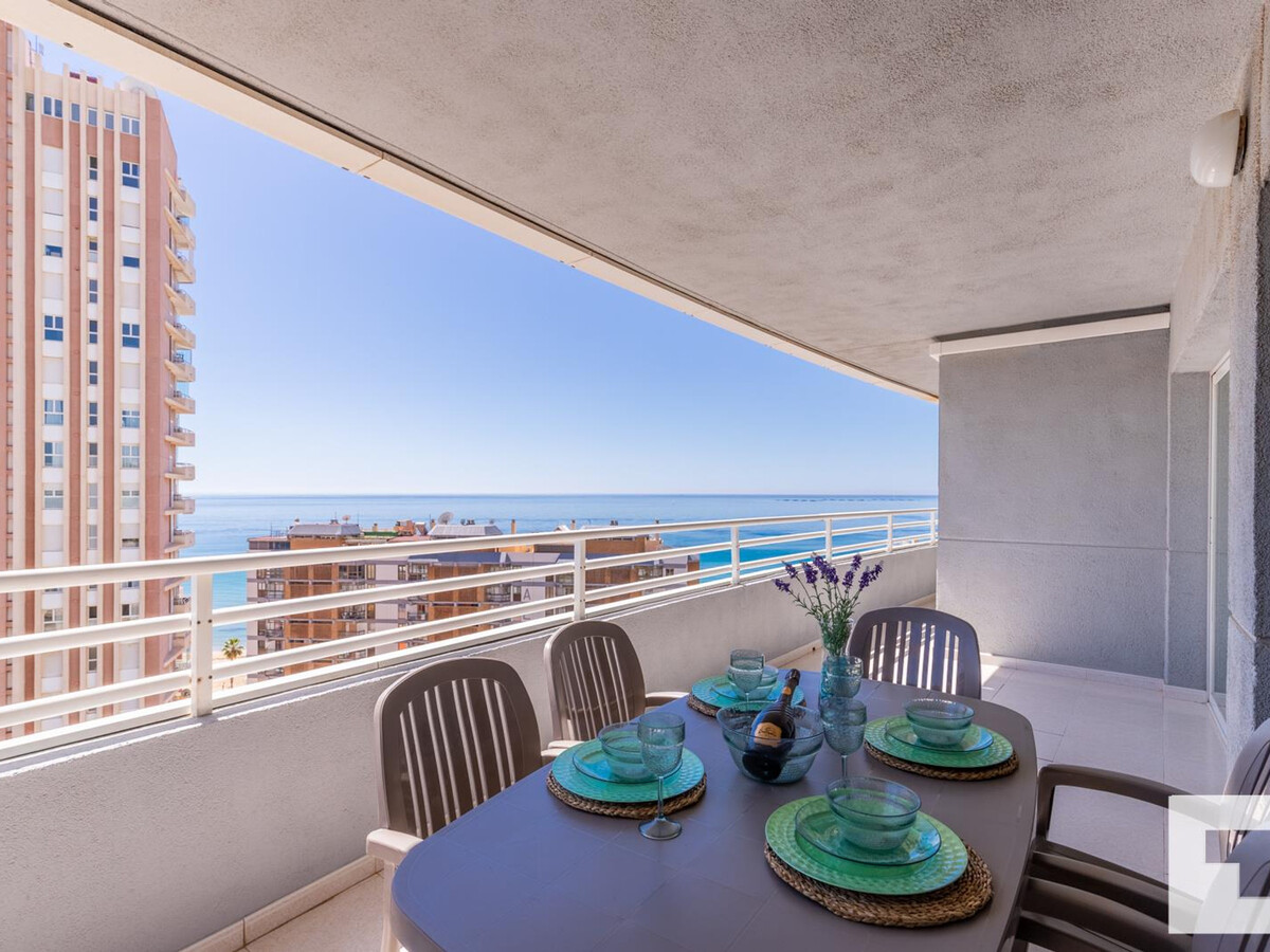 Appart 3 ch, 11e étage vue mer, piscine & tennis à Calpe - Photo 4