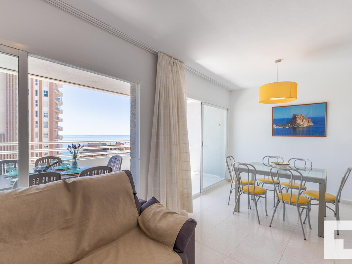 Appart 3 ch, 11e étage vue mer, piscine & tennis à Calpe - Photo 9